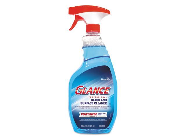 Diversey Glance Powerized Glass & Surface Cleaner Liquid 32 oz 4/Carton - Newegg.com