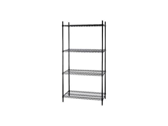 4 shelf metal storage unit