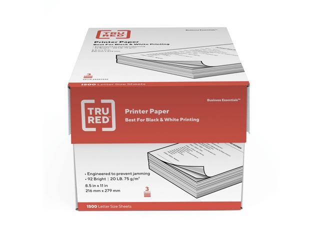 20 lbs TRU RED 8.5 x 11 Printer Paper 92
