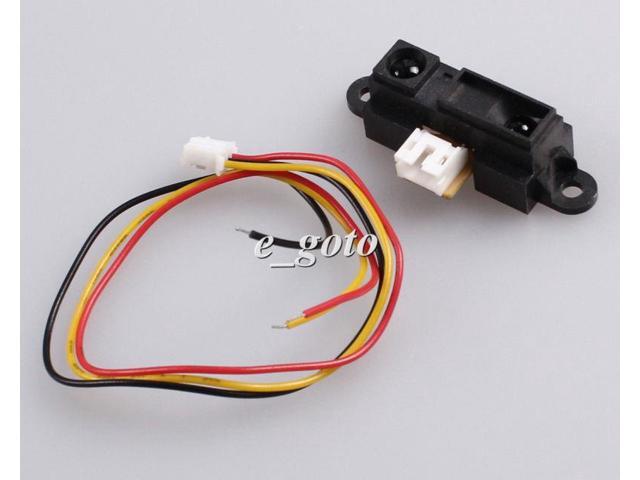 5PCS GP2Y0A21YK0F Sharp IR Analog Sensor Distance 10-80CM Cable For Arduino