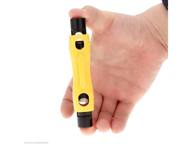 For RG6 RG59 RG7 RG11 Cat5/6e Speedy Coax Coaxial Cable Cutter Stripper Tool;UK 