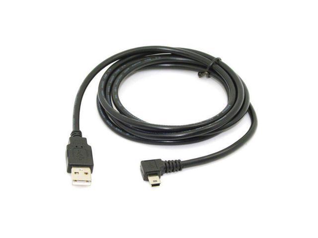 USB 2.0 Male Data Cable 5M Mini USB B Type 5pin Male Right Angled 90 Degree