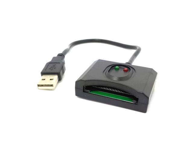 USB 2.0 Male to Express Card 34mm Slot ExpressCard Adapter Reader DC 5V for Laptop Computer PC with LED