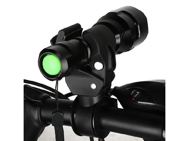 Rotation Bike Bicycle Handlebar Mount Bracket Flashlight Torch Holder Clip Clamp