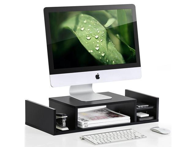 Computer Monitor Stand with 3 USB Ports,PC Laptop Stand Riser Shelf with Storage