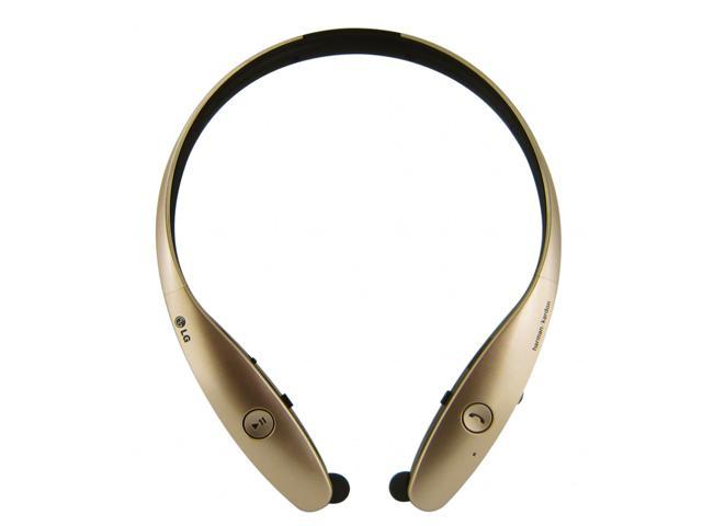 LG Electronics Tone Infinim HBS-900 Bluetooth Wireless Stereo Headset- Retail Packaging - Gold