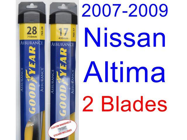 2007 2009 Nissan Altima Replacement Wiper Blade Set Kit Of 2 2007 2009 Nissan Altima Replacement Wiper Blade Set Kit Of 2 Blades
