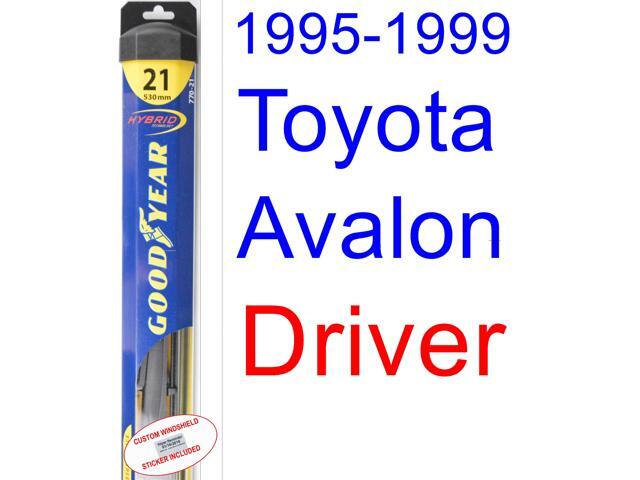 1995 1999 Toyota Avalon Wiper Blade Driver Goodyear 1995 1999 Toyota Avalon Wiper Blade Driver Goodyear Blades Hybrid