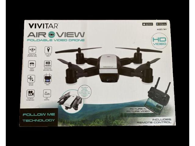 vivitar air view foldable wifi video camera drone