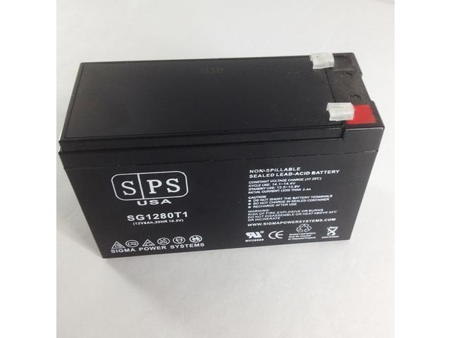 SPS Brand 6V 1.3Ah Replacement Battery for Ajc AJC-C1.3S 2 Pack