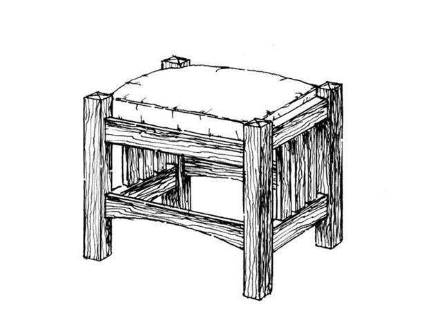 Woodworking Project Paper Plan To Build Foot Rest For Morris Chair