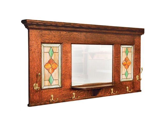 Woodworking Project Paper Plan To Build Hall Mirror Coat Rack Newegg Com