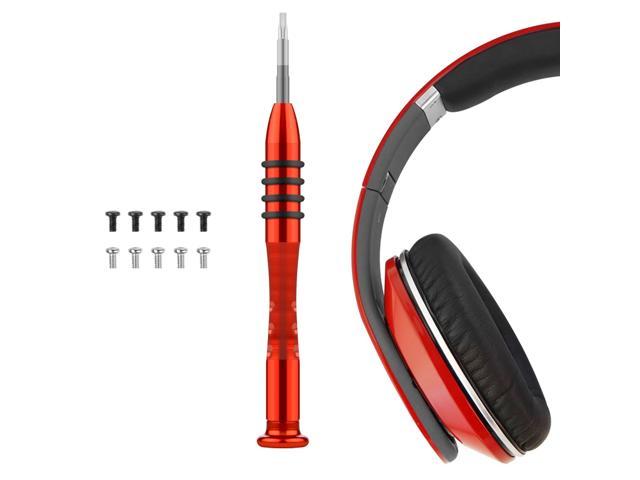 Beats by Dr Dre Studio Headphone 8 Pcs Replacement Screws + Screwdriver Tool Kit / Headset Headband Repair Parts