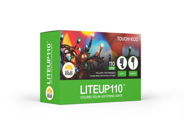 Liteup Solar String Lights 110 Count For Holiday Or Party Outdoor Liteup Solar String Lights 110 Count For Holiday Or Party Outdoor Toe140