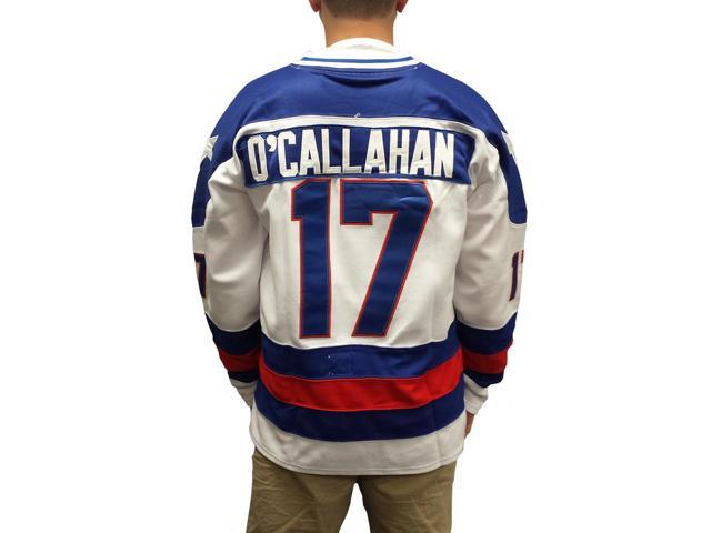 Jack O'Callahan #17 Team USA White Hockey Jersey Miracle ...