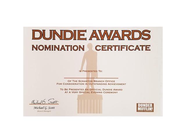 Dundie Award Printable Master of Documents