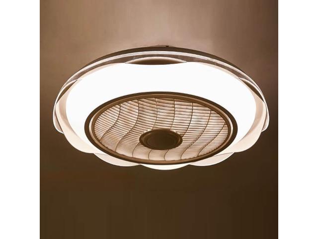low profile enclosed ceiling fan with light