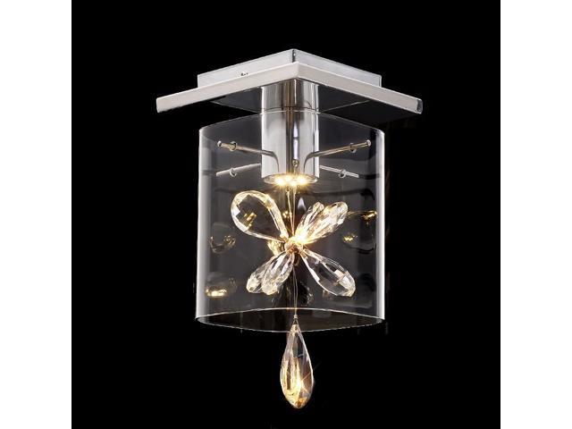 Romantic Crystal Led Living Room Ceiling Light Fashion Dining Room Bedroom Ceiling Lights Balcony Hallway Ceiling Lamp Newegg Com