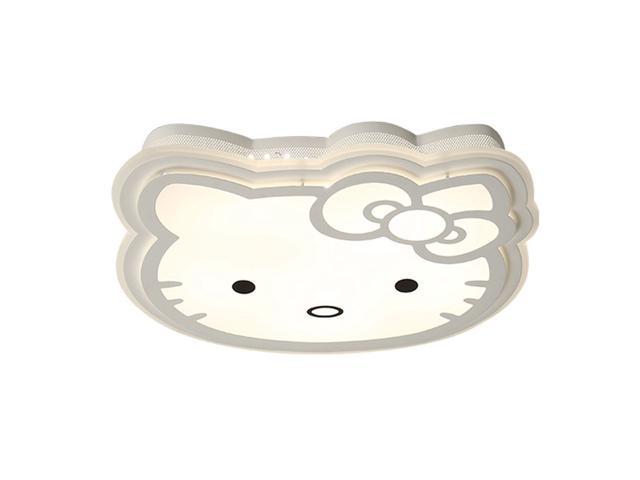 Oovov Girl S Room Cartoon Kitty Led Ceiling Light Creative Baby Room Kid S Room Princess Room Cat Ceiling Lamp White