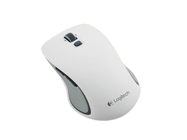 Logitech 2.4GHz Both Hands Tilt Wheel USB RF Wireless Mouse-White Mice - Newegg.com