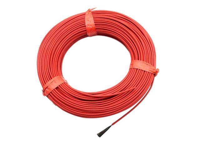 Huxuan 1roll 20m 12k 33ohm Infrared Heating Floor Heating Cable System 3 0mm Ptfe Carbon Fiber Wire Electric Hotline Thickening