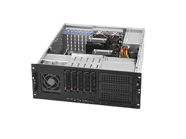 Supermicro 4U 36-Bay SAS3 Storage Chassis – 12GB/s, ATX/E-ATX, PWS-1K28P-SQ, Rails Included – Used Tested
