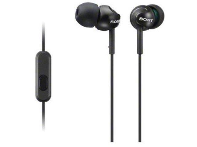 Photo 1 of Sony MDR-EX110AP Monitor Headphones for Android Devices (Black)