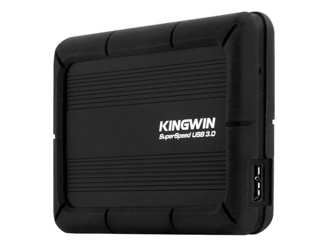 Kingwin KH-203U3-BKSP Anti Shock External Enclosures for 2.5” SSD/SATA HDD Up to 5.0 Gbps Data Transfer Rate In USB 3.0