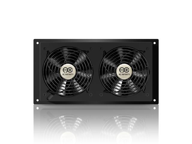 2-Zone AV cabinet cooling fans/Digital thermostat/multi-speed fans/Home Theater 