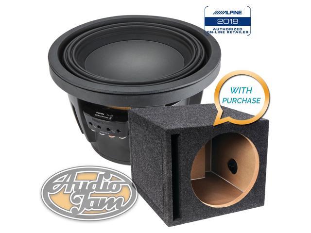 Alpine R W10d4 10 Inch Dual 4 Ohm Subwoofer With Vented Subwoofer