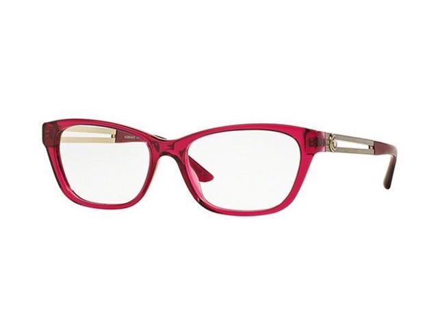versace red eyeglasses