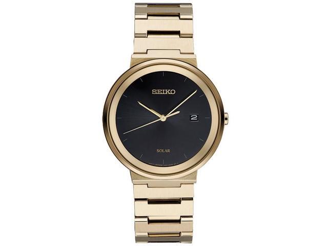 seiko gold plated stainless steel
