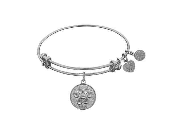 Angelica White Rhodium Over Br Dog Paw Print Bangle Charm Bracelet 7 25 Inches Adjule Newegg Angelica White Rhodium Over Br Dog Paw Print Bangle Charm Bracelet 7 25 Inches Adjule Newegg