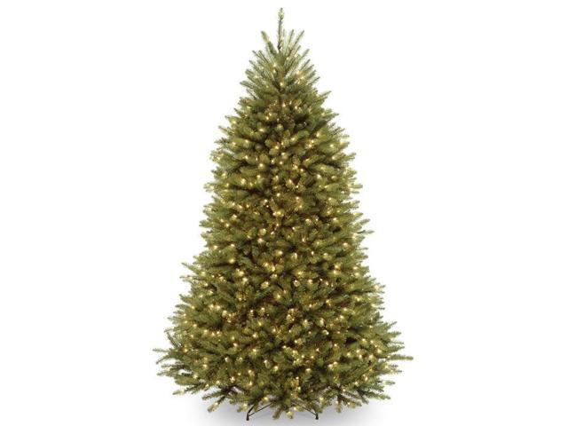 Photo 1 of National Tree Co. Dunhill Fir 7 1/2 Foot Pre-Lit Fir Christmas Tree