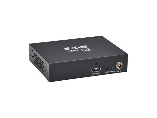 Tripp Lite Series 4-Port HDMI Splitter, 8K@60Hz, 1 in 4 Out, Mirror/Duplicate Only, Multi-Resolution Support, Mounting Kit, International Power Adapter, Plug-and-Play, 1-Year Warranty (B118-004-8K)
