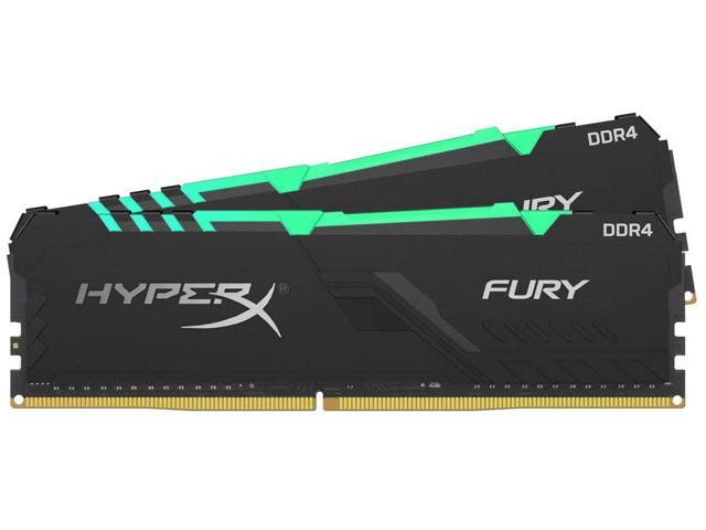 HyperX Fury RGB 16GB (2 x 8GB) DDR4 3466MHz Non ECC RAM DIMM Desktop Newegg.com