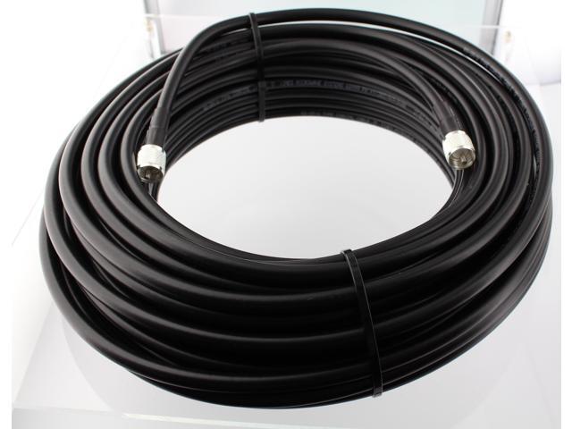 US MADE RG-213//U CB Ham Radio PL259 UHF to PL259 UHF coax cable 50 FT
