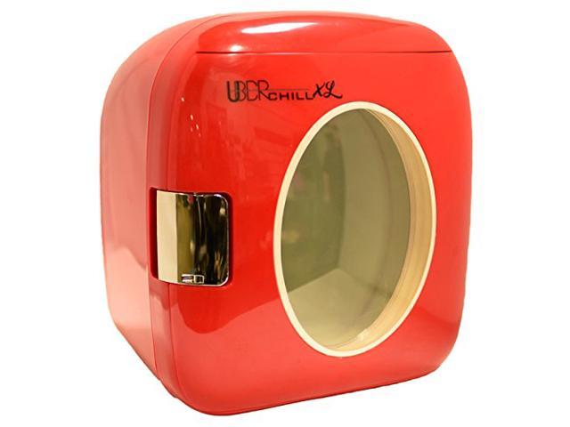 Uber Appliance Ub Xl1 Uber Chill Retro Personal Mini Fridge For Bedroom Office Or Dorm 12 Can 9 Liter Capacity