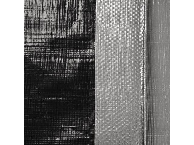 2 Pack 12x16 Ft Waterproof Poly Tarp Heavy Duty Protect Cover 10-mil Tarpaulin