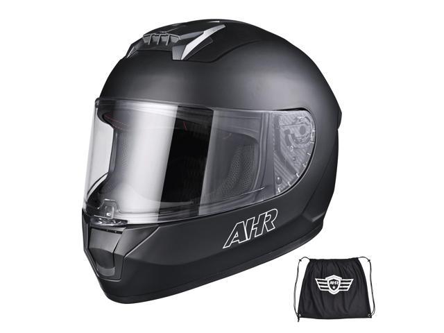 AHR RUN-F3 Full Face Motorcycle Helmet DOT Removable Liner Street Bike  Adult M