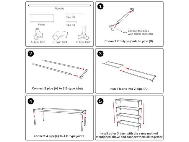 Yescom 10 Tiers 27 Pairs Tall Shoe Rack Shelf Closet & Cover – yescomusa