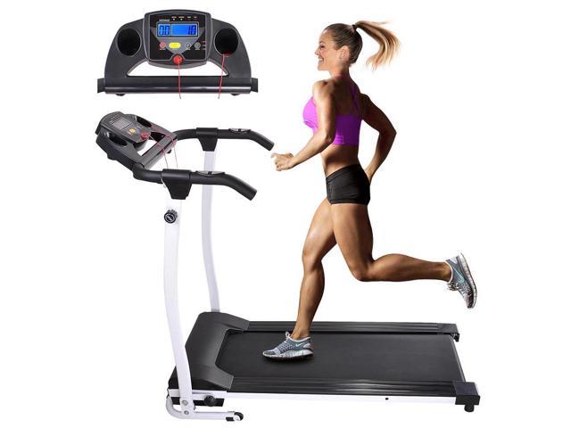 1100W Folding Electric Treadmill Portable Motorized Running Health Machine Gym 