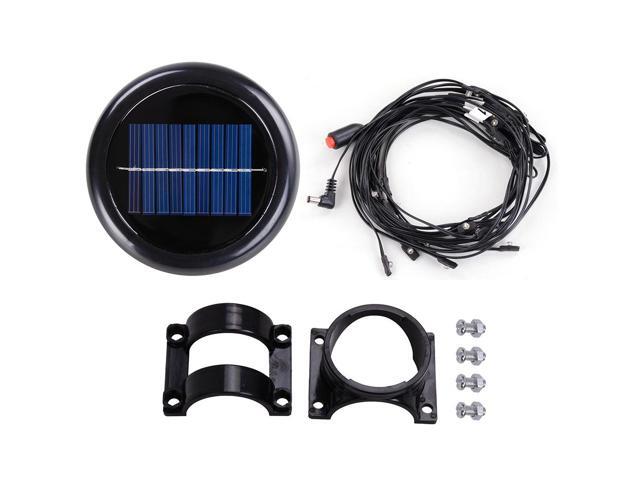 LED Solar Powered String Light Cool White Fit for 8 Ribs 8ft 9ft Patio Umbrella 