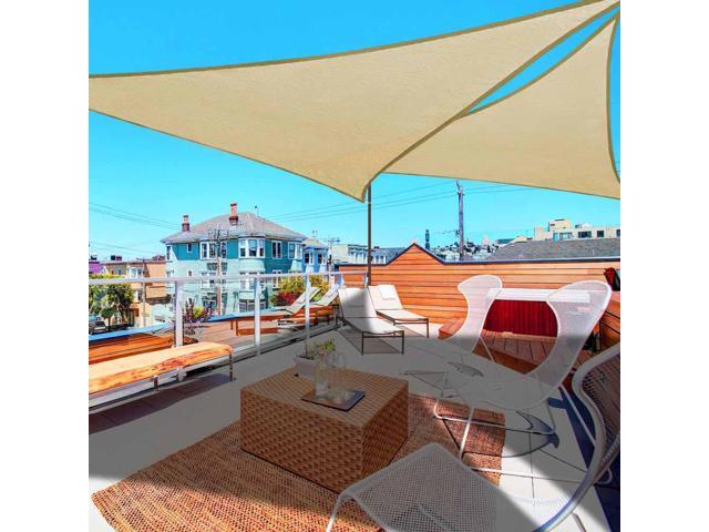 outdoor triangle sun shades