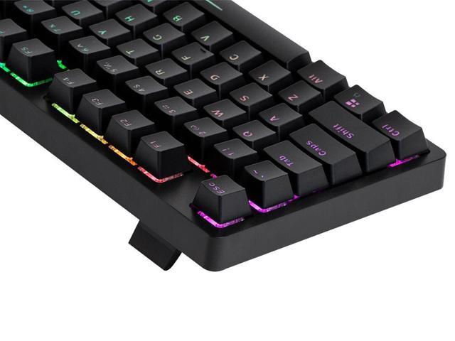 Monoprice Collider TKL Gaming Keyboard - Cherry MX (Red), RGB Backlit ...