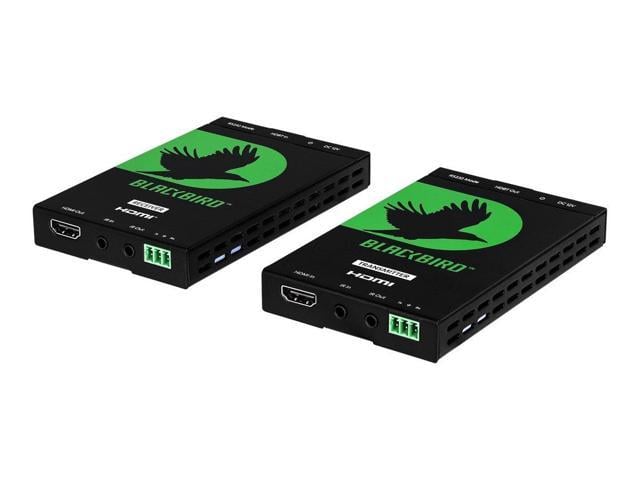 Monoprice Blackbird 4K Pro HDBaseT Extender Kit, IR, 70m with PoC, RS232, HDCP 2.2