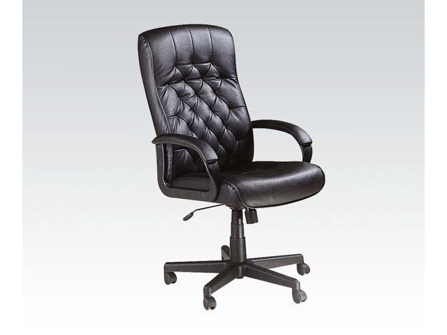 Acme Furniture Charles Black Pu Leather Pneumatic Lift Chair Newegg Com