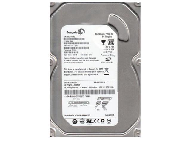 ST3320820NA Seagate Barracuda 320 GB 7200 RPM ATA IDE Internal Hard Drive Model