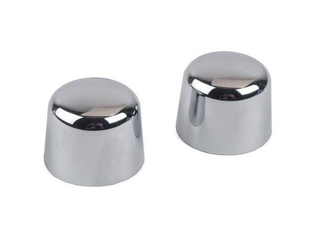 Plumb Pak Toilet Bolt Caps Decorative 1 4 Polished Chrome Finish