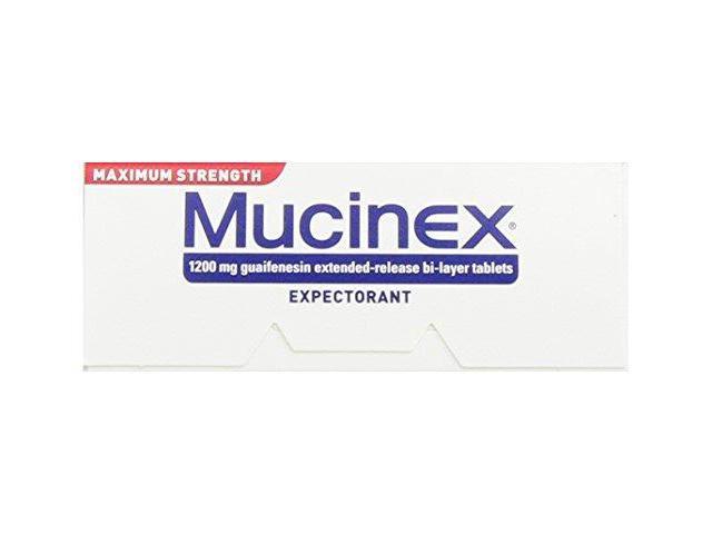  Mucinex Chest Congestion Maximum Strength 12 Hour Extended  Release Tablets Relieves Chest Congestion Caused by Excess Mucus(OTC  expectorant), 1200mg, 42 Count (Pack of 1) : Everything Else